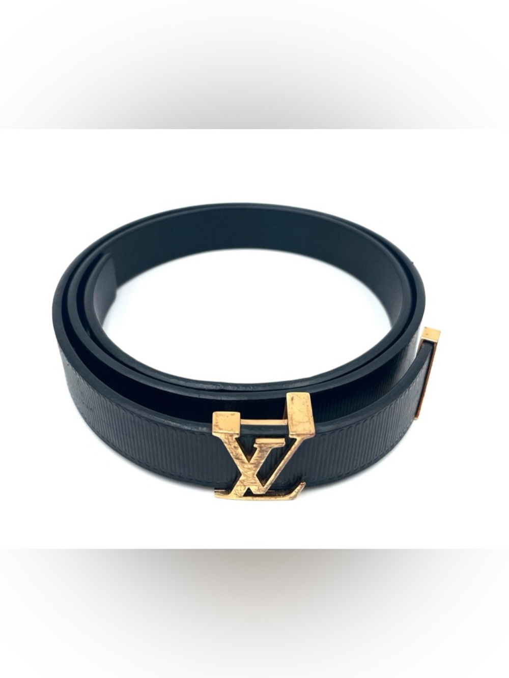 Louis Vuitton Black 20MM Belt Size 75